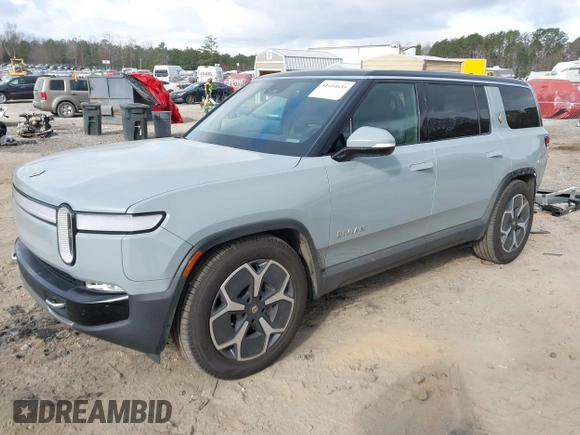 2024 Rivian R1S Adventure with VIN 7PDSGBBA1RN040036, listed as a IAAI auction lot 41694635 with 13,855 mi miles. Bid and sale history available at carsss.com. Image 18.