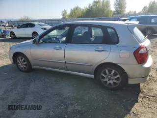 2005 Kia Spectra with VIN KNAFE161355121968, listed as a Copart auction lot 54621465 with 221,951 mi miles and Clean Title. Bid and sale history available at carsss.com. Image 2.