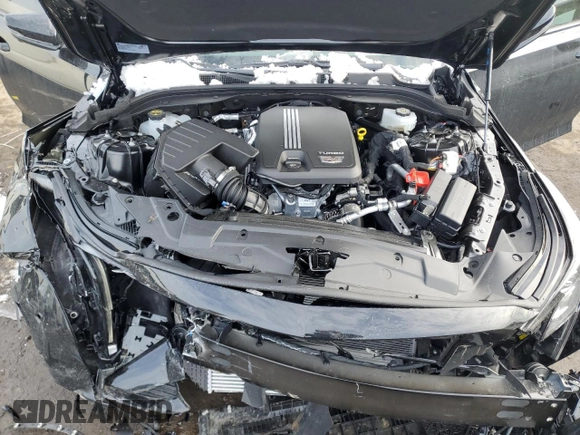 2025 Cadillac CT5 Sport with VIN 1G6DU5RKXS0113984, listed as a Copart auction lot 46092135 with 1,014 mi miles and Clean Title. Bid and sale history available at DreamBid. Image 11.
