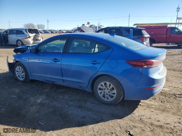2017 Hyundai Elantra SE with VIN KMHD74LF2HU096041, listed as a Copart auction lot 47061765 with 97,943 mi miles and Salvage Title. Bid and sale history available at carsss.com. Image 2.
