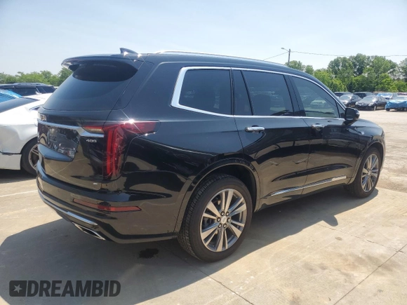 2021 Cadillac XT6 Premium Luxury with VIN 1GYKPDRS3MZ210314, listed as a Copart auction lot 58862595 with 41,307 mi miles and Salvage title. Bid and sale history available at DreamBid. Image 3.