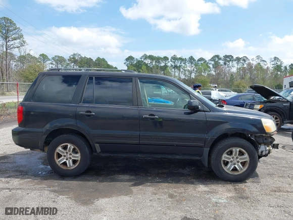 2004 Honda Pilot EX with VIN 5FNYF18514B001334, listed as a IAAI auction lot 41754663 with 208,514 mi miles. Bid and sale history available at carsss.com. Image 13.
