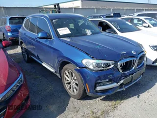 2018 BMW X3 xDrive30i with VIN 5UXTR9C53JLC80951, listed as a IAAI auction lot 41923309 with 98,057 mi miles and . Bid and sale history available at DreamBid. Image 1.