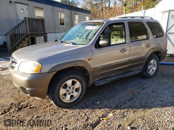 2002 Mazda Tribute LX with VIN 4F2CU08172KM40111, listed as a Copart auction lot 47141754 with 131,324 mi miles and Non Repairable. Bid and sale history available at carsss.com. Image 1.