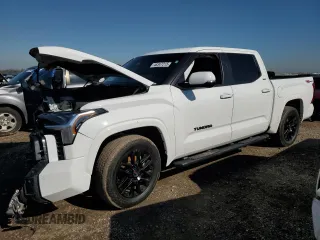 2024 Toyota Tundra 2WD SR5 with VIN 5TFLA5AB6RX031734, listed as a Copart auction lot 46347215 with 33,441 mi miles and Salvage Title. Bid and sale history available at carsss.com. Image 1.