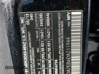 2013 Mercedes-Benz M ML 63 AMG with VIN 4JGDA7EB6DA211944, listed as a Copart auction lot 42214285 with 218,624 mi miles and Clean Title. Bid and sale history available at carsss.com. Image 13.