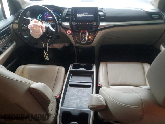 2019 Honda Odyssey EX-L with VIN 5FNRL6H76KB045998, listed as a Copart auction lot 51854455 with 42,558 mi miles and Salvage Title. Bid and sale history available at carsss.com. Image 8.