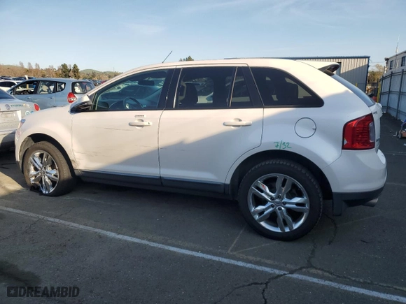 2014 Ford Edge SEL with VIN 2FMDK3JC7EBA29938, listed as a Copart auction lot 49632115 with 126,657 mi miles and Salvage Title. Bid and sale history available at carsss.com. Image 2.