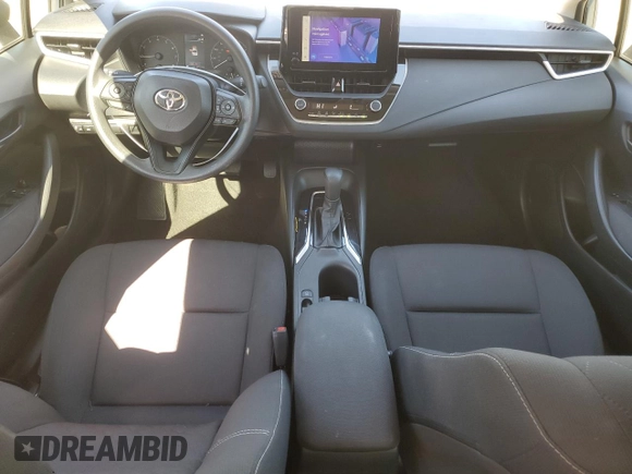2023 Toyota Corolla LE with VIN JTDB4MEE1P3009369, listed as a Copart auction lot 43608735 with 52,551 mi miles and Salvage Title. Bid and sale history available at carsss.com. Image 8.