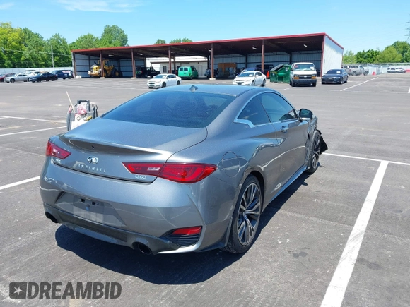 2017 Infiniti Q60 Premium with VIN JN1EV7EL2HM550150, listed as a IAAI auction lot 42324819 with 104,799 mi miles and . Bid and sale history available at DreamBid. Image 4.