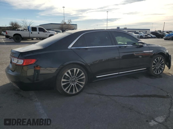 2018 Lincoln Continental Select with VIN 1LN6L9SK2J5617937, listed as a Copart auction lot 86774734 with 46,451 mi miles and Salvage Title. Bid and sale history available at carsss.com. Image 3.