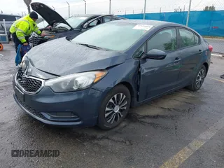 2016 Kia Forte LX with VIN KNAFK4A66G5564020, listed as a IAAI auction lot 41816809 with 106,150 mi miles. Bid and sale history available at carsss.com. Image 2.
