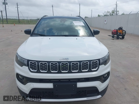 2024 Jeep Compass Limited with VIN 3C4NJDCN5RT145262, listed as a IAAI auction lot 41954147 with 10,933 mi miles and . Bid and sale history available at carsss.com. Image 12.