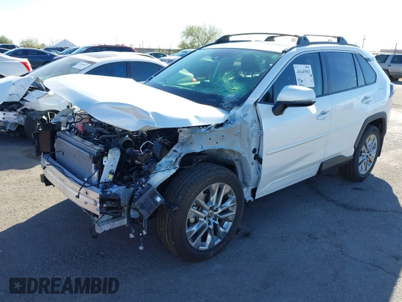 2023 Toyota RAV4 XLE Premium with VIN JTMA1RFV3PD097447, listed as a IAAI auction lot 41645983 with 14,416 mi miles. Bid and sale history available at carsss.com. Image 6.