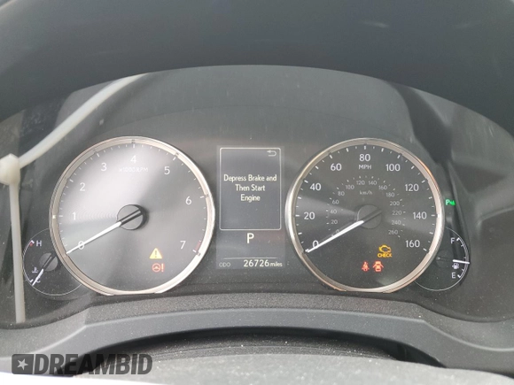 2018 Lexus IS 300 with VIN JTHC81D26J5031571, listed as a Copart auction lot 63292345 with 26,726 mi miles and Salvage title. Bid and sale history available at DreamBid. Image 9.