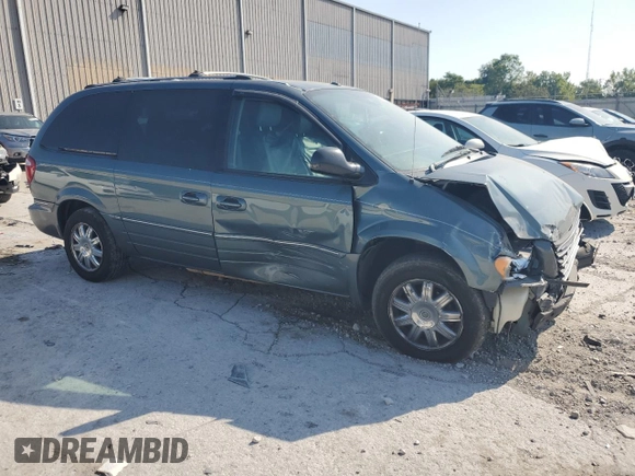 2006 Chrysler Town & Country LWB Limited with VIN 2A8GP64L06R773320, listed as a Copart auction lot 69182414 with 183,009 mi miles and Non Repairable. Bid and sale history available at carsss.com. Image 4.