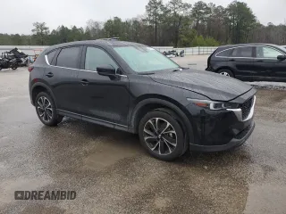 2023 Mazda CX-5 S Premium with VIN JM3KFBDM0P0227531, listed as a Copart auction lot 48333175 with 20,814 mi miles and Salvage Title. Bid and sale history available at DreamBid. Image 4.