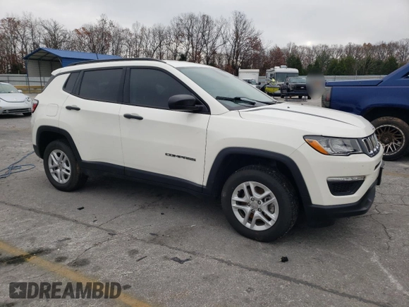 2017 Jeep Compass Sport z VIN 3C4NJDAB9HT658022, wystawiony jako Copart lot #81982624 z przebiegiem 46 396 mil mil oraz Szkoda całkowita • Salvage title. Historia ofert i sprzedaży dostępna na DreamBid. Obrazek 4.