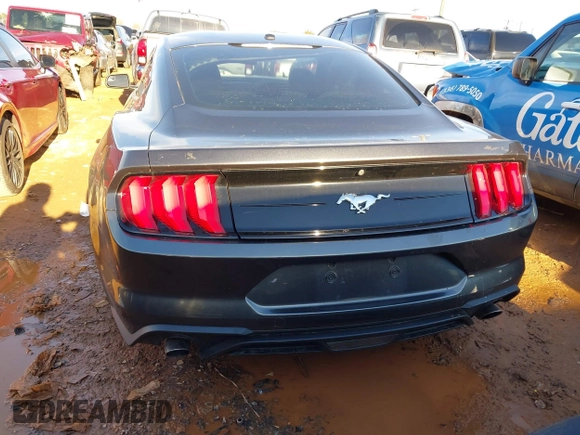 2020 Ford Mustang EcoBoost with VIN 1FA6P8TH9L5113805, listed as a IAAI auction lot 41588921 with 43,895 mi miles. Bid and sale history available at carsss.com. Image 16.