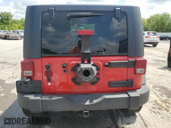 2008 Jeep Wrangler Rubicon with VIN 1J8GA641X8L586923, listed as a Copart auction lot 56243405 with 93,173 mi miles and Salvage title. Bid and sale history available at DreamBid. Image 6.