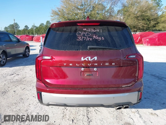 2023 Kia Telluride S with VIN 5XYP64GC4PG365452, listed as a IAAI auction lot 41772899 with 51,599 mi miles and . Bid and sale history available at DreamBid. Image 16.