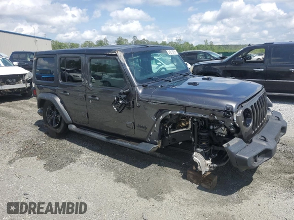 2022 Jeep Wrangler Unlimited Sport S z VIN 1C4HJXDG9NW149351, wystawiony jako Copart lot #54513615 z przebiegiem 9 873 mil mil oraz Szkoda całkowita • Salvage title. Historia ofert i sprzedaży dostępna na DreamBid. Obrazek 4.