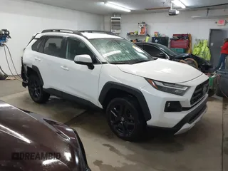 2023 Toyota RAV4 Adventure with VIN 2T3J1RFV6PW369380, listed as a IAAI auction lot 41708126 with 33,683 mi miles. Bid and sale history available at carsss.com. Image 1.