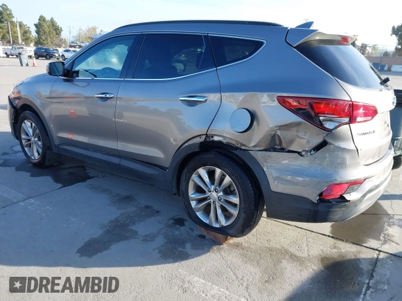 2017 Hyundai Santa Fe Sport 2.0T with VIN 5XYZU4LA7HG406516, listed as a IAAI auction lot 41847977 with 105,299 mi miles. Bid and sale history available at carsss.com. Image 3.