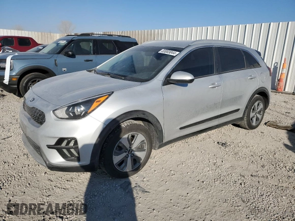 2020 Kia Niro LXS with VIN KNDCB3LC2L5361638, listed as a Copart auction lot 83003044 with 77,944 mi miles and Salvage Title. Bid and sale history available at carsss.com. Image 1.