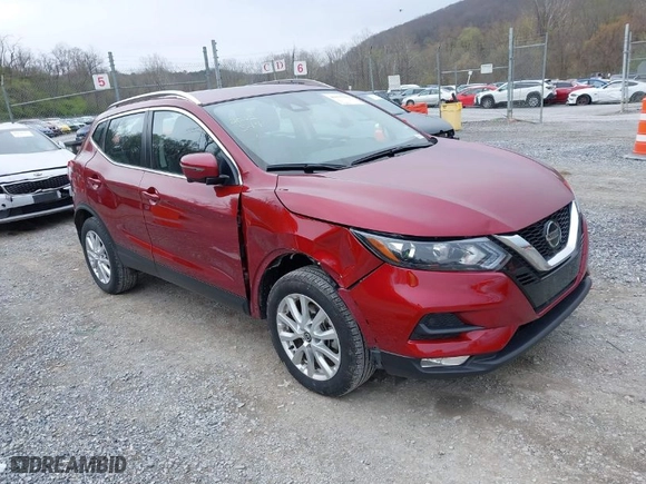 2022 Nissan Rogue Sport SV with VIN JN1BJ1BW6NW487449, listed as a IAAI auction lot 41937506 with 61,503 mi miles. Bid and sale history available at carsss.com. Image 1.