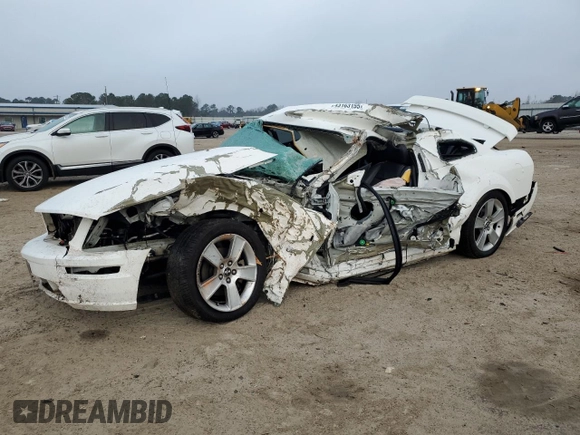 2006 Ford Mustang GT Deluxe with VIN 1ZVHT82H665248483, listed as a Copart auction lot 43163155 with 0 mi miles and Salvage Title. Bid and sale history available at carsss.com. Image 1.
