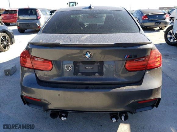 2015 BMW M3 with VIN WBS3C9C58FP803051, listed as a Copart auction lot 49765625 with 111,934 mi miles and Salvage Title. Bid and sale history available at carsss.com. Image 6.