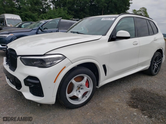 2023 BMW X5 M50i with VIN 5UXJU4C06P9P59445, listed as a Copart auction lot 69669764 with NaN miles and Salvage Title. Bid and sale history available at carsss.com. Image 1.