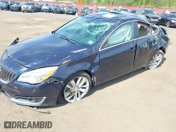 2015 Buick Regal Premium I with VIN 2G4GN5EX5F9262335, listed as a IAAI auction lot 42136706 with 80,539 mi miles and . Bid and sale history available at DreamBid. Image 2.