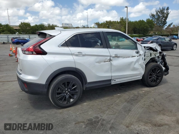 2023 Mitsubishi Eclipse Cross LE with VIN JA4ATVAA4PZ003287, listed as a Copart auction lot 54512935 with 45,352 mi miles and Non repairable. Bid and sale history available at DreamBid. Image 3.
