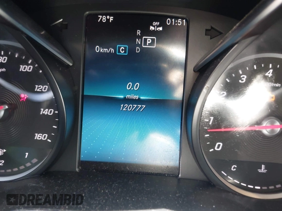 2019 Mercedes-Benz C 300 with VIN 55SWF8DBXKU313935, listed as a IAAI auction lot 42023753 with 120,777 mi miles and . Bid and sale history available at DreamBid. Image 7.