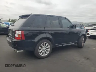 2008 Land Rover Range Rover Sport HSE with VIN SALSF254X8A136214, listed as a Copart auction lot 54606455 with 224,240 mi miles and Salvage Title. Bid and sale history available at carsss.com. Image 3.