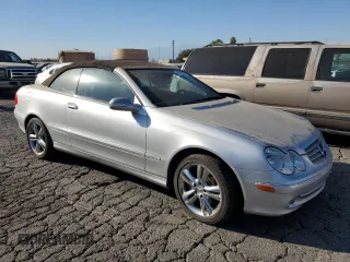 2005 Mercedes-Benz CLK-Class 3.2L with VIN WDBTK65J75F122191, listed as a Copart auction lot 77580334 with 51,439 mi miles and Salvage Title. Bid and sale history available at carsss.com. Image 4.