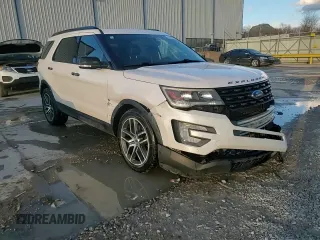 2017 Ford Explorer Sport with VIN 1FM5K8GT5HGE28224, listed as a Copart auction lot 47122765 with 125,506 mi miles and Non Repairable. Bid and sale history available at carsss.com. Image 14.