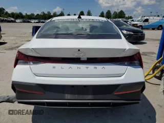 2024 Hyundai Elantra SEL with VIN KMHLM4DG4RU812211, listed as a Copart auction lot 63110035 with 3,612 mi miles and Salvage title. Bid and sale history available at DreamBid. Image 6.