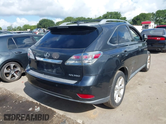 2011 Lexus RX 350 with VIN 2T2ZK1BA3BC055513, listed as a IAAI auction lot 42603530 with 168,730 mi miles and . Bid and sale history available at DreamBid. Image 4.