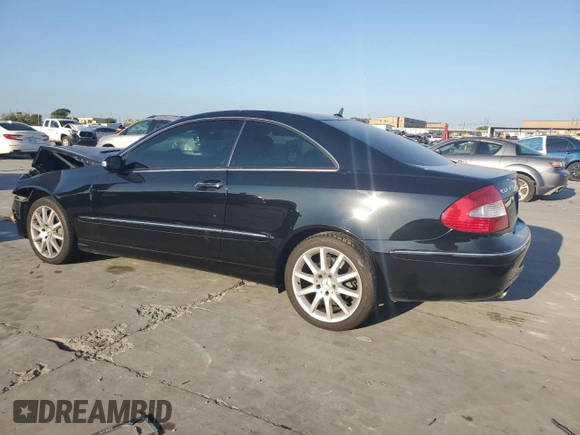 2007 Mercedes-Benz CLK 350 with VIN WDBTJ56H37F229024, listed as a Copart auction lot 71610814 with 90,017 mi miles and Salvage Title. Bid and sale history available at DreamBid. Image 2.