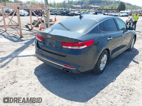 2016 Kia Optima LX with VIN 5XXGT4L36GG019499, listed as a IAAI auction lot 42036517 with 89,375 mi miles. Bid and sale history available at carsss.com. Image 4.
