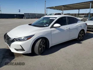 2023 Nissan Sentra SV z VIN 3N1AB8CV1PY318717, wystawiony jako Copart lot #53999085 z przebiegiem 18 853 mil mil oraz Szkoda całkowita • Salvage title. Historia ofert i sprzedaży dostępna na DreamBid. Obrazek 1.