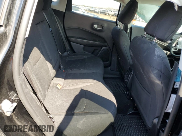 2021 Jeep Compass Sport with VIN 3C4NJDAB8MT554681, listed as a Copart auction lot 50680095 with 19,750 mi miles and Salvage title. Bid and sale history available at DreamBid. Image 11.