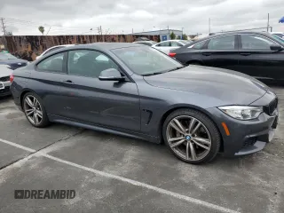 2014 BMW 4 Series 435i with VIN WBA3R1C5XEK190902, listed as a Copart auction lot 50799525 with 73,164 mi miles and Salvage Title. Bid and sale history available at carsss.com. Image 4.