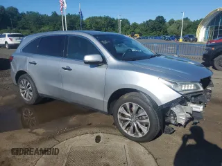 2015 Acura MDX Tech Pkg with VIN 5FRYD4H42FB004386, listed as a Copart auction lot 67240414 with 120,290 mi miles and Clean Title. Bid and sale history available at carsss.com. Image 4.