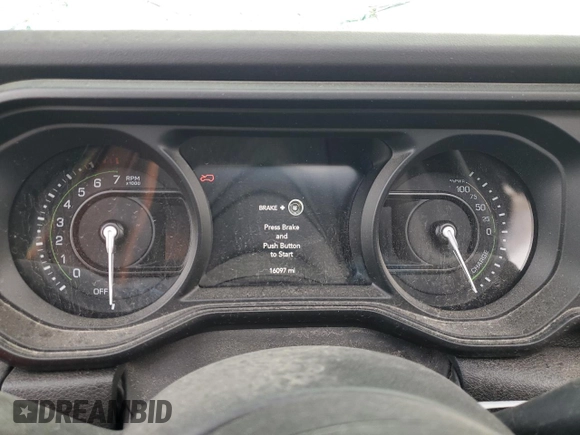 2024 Jeep Wrangler Rubicon with VIN 1C4RJXR62RW292085, listed as a Copart auction lot 81642354 with 16,097 mi miles and Clean title. Bid and sale history available at DreamBid. Image 9.