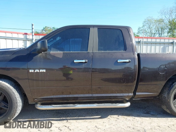 2010 Dodge 1500 SLT with VIN 1D7RB1GP7AS214036, listed as a IAAI auction lot 41950566 with 156,643 mi miles. Bid and sale history available at carsss.com. Image 14.