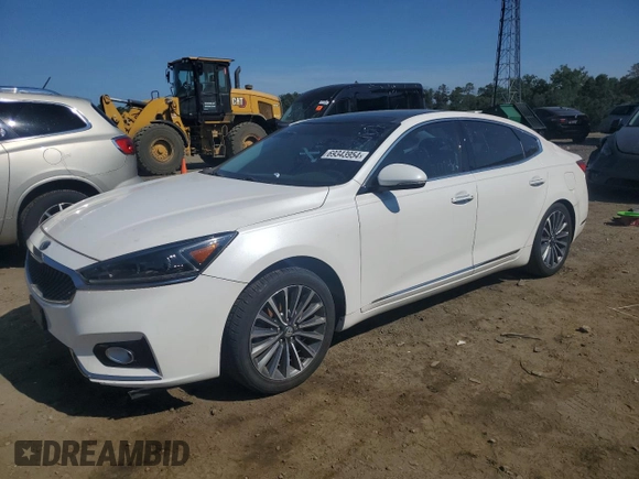 2018 Kia Cadenza Premium with VIN KNALC4J18J5123856, listed as a Copart auction lot 69343954 with 47,483 mi miles and . Bid and sale history available at DreamBid. Image 1.
